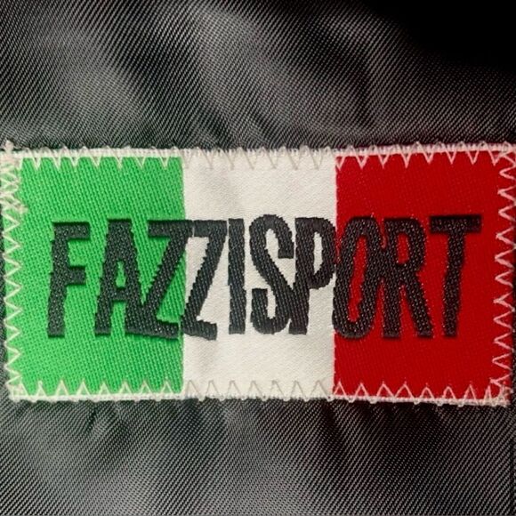 Fazzisport Three Button Suit Jacket in Black Men’s 44R - Picture 11 of 12